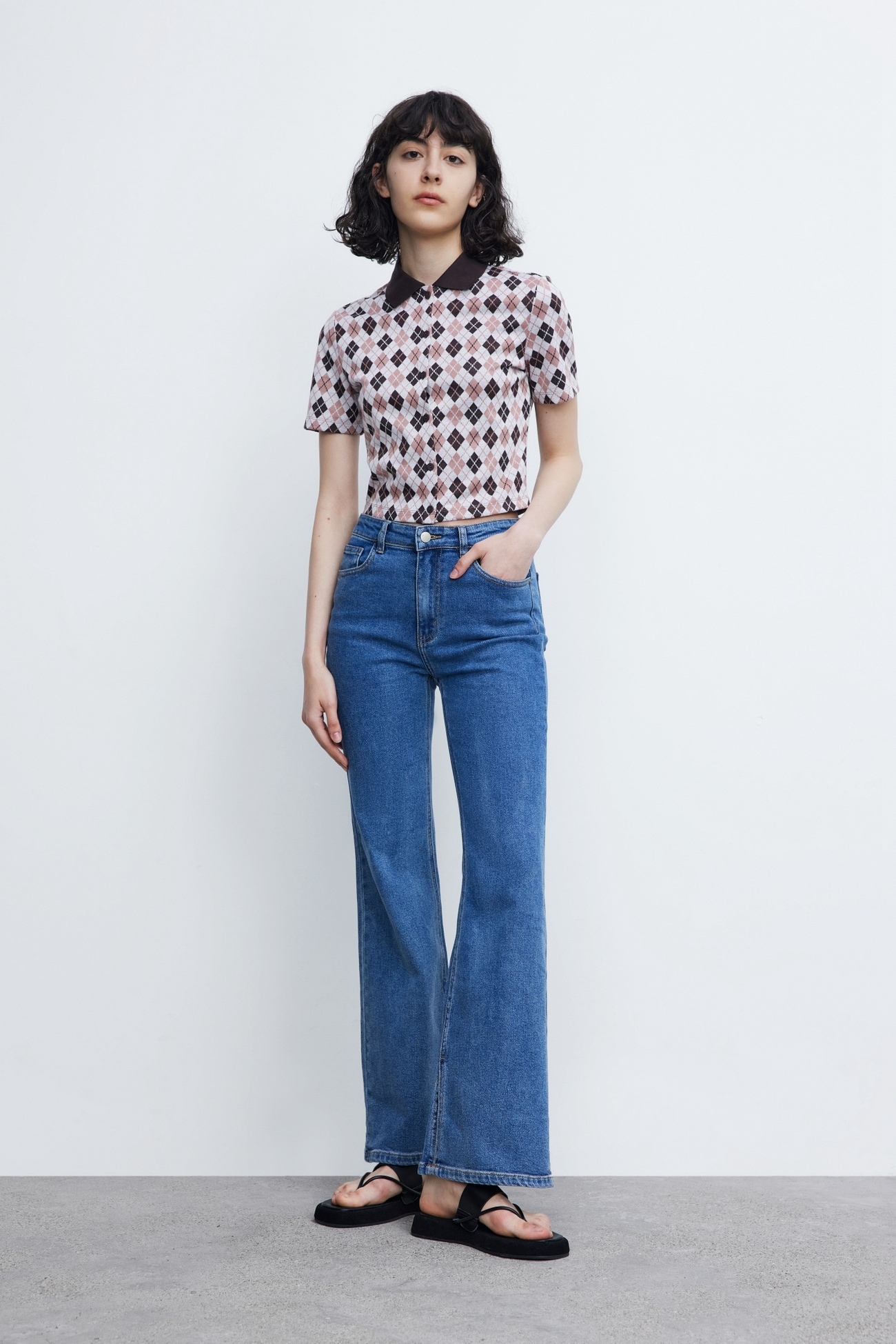 春 夏 婦人服 レトロ ファッション ショート ロンバスポロ Tシャツ ユニーク レッド グリーン XS S M L XL トップス Tシャツ シャツ 袖あり 半袖 かわいい 大人可愛い きれいめ