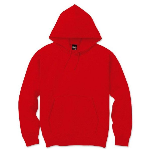 裏起毛 プル パーカー XXXLサイズ レッド 12.5oz ヘビーウェイト 綿混 コットン混 保温力抜群 男女兼用 プルオーバー