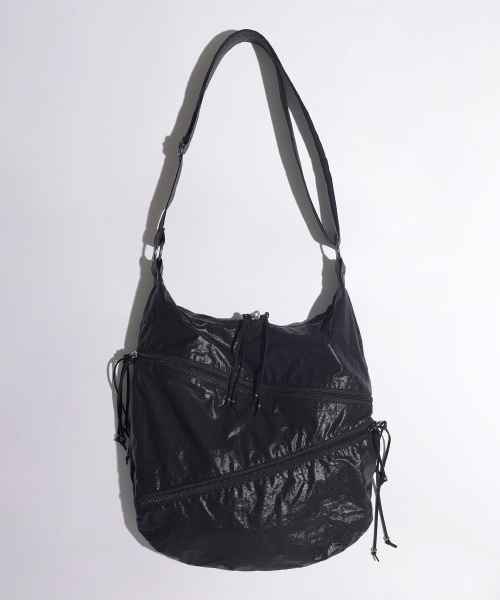 Expandable Hobo Bag Black