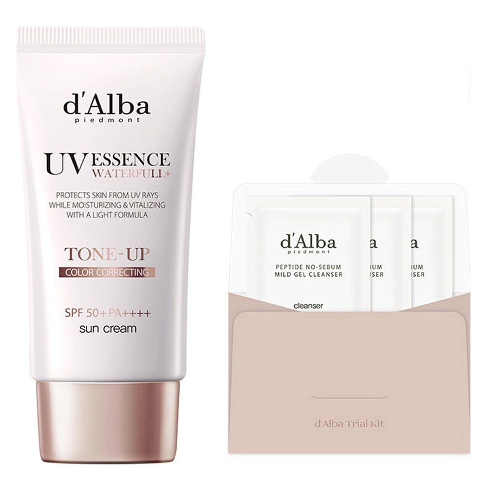 ダルバウォーターフルトーンアップサンクリームSPF 50+ PA++++ 50ml +弱酸性ゲルクレンザー9mlセット50ml1セット