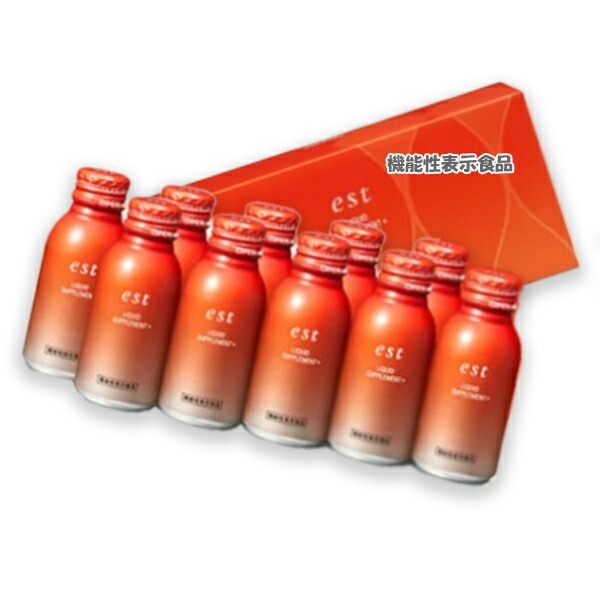 エスト リキッドサプリメント＋ [機能性表示食品] 100mL10本