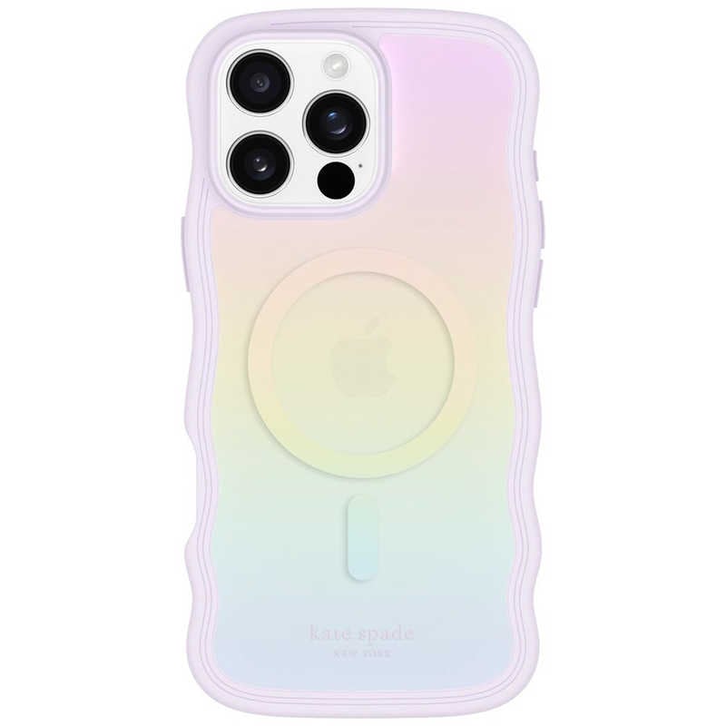 iPhone 16 Pro Max Kate Spade Wavy - MagSafe/ Recycled Opal Iridescent Opal Iridescent　KS054476
