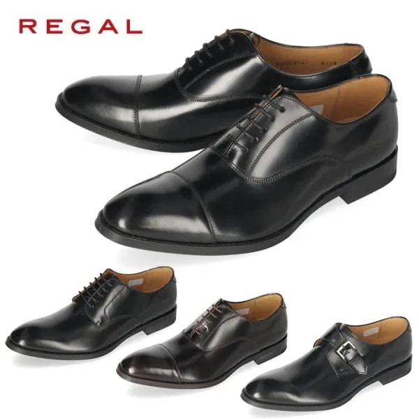 リーガル REGAL 靴 メンズ ビジネスシューズ 810RAL 811RAL 813RAL ブラック ダークブラウン ストレートチップ 紳士靴 日本製 2E 本革 軽量