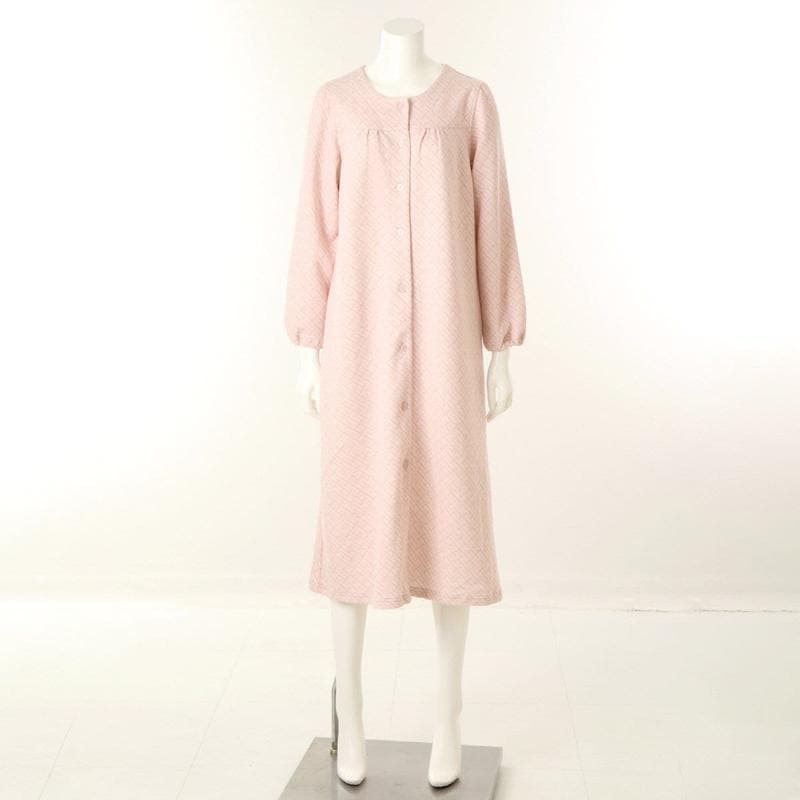 イチオシ 冬 暖かい 三重織 柄 ジャカード 女性 ワンピースパジャマ(WGN5486W)