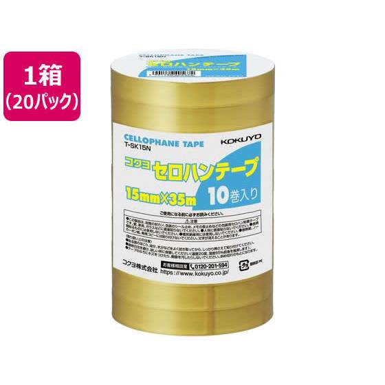 セロハンテープ 15mm×35m 200巻 コクヨ T-SK15N