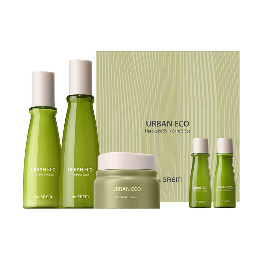 The SAEM Urban Eco Harakeke Skin Care 3 Set