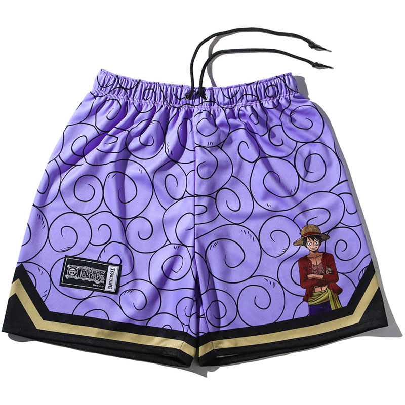 ジュニア ジャージーショーツ ONE PIECE ゴムゴムの実 バスケットボール プラクティスパンツＪ sjp25163p-9000