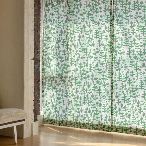WARMGREYTAIL TREE&TREE カーテン Green (2size)