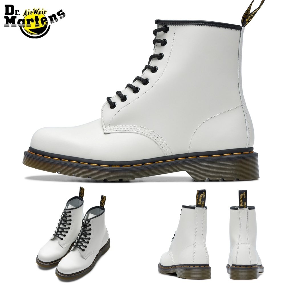 DR.MARTENS 1460 8 ホール メンズ レディース ブーツ ホワイト 11822100