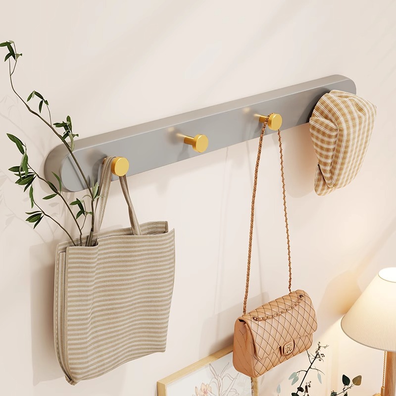 服のフック壁ぶら下げハンガー衣服入り口入り口ドア服フードドアフードパンチなしのフィッティングルームパワフルドアリアフック