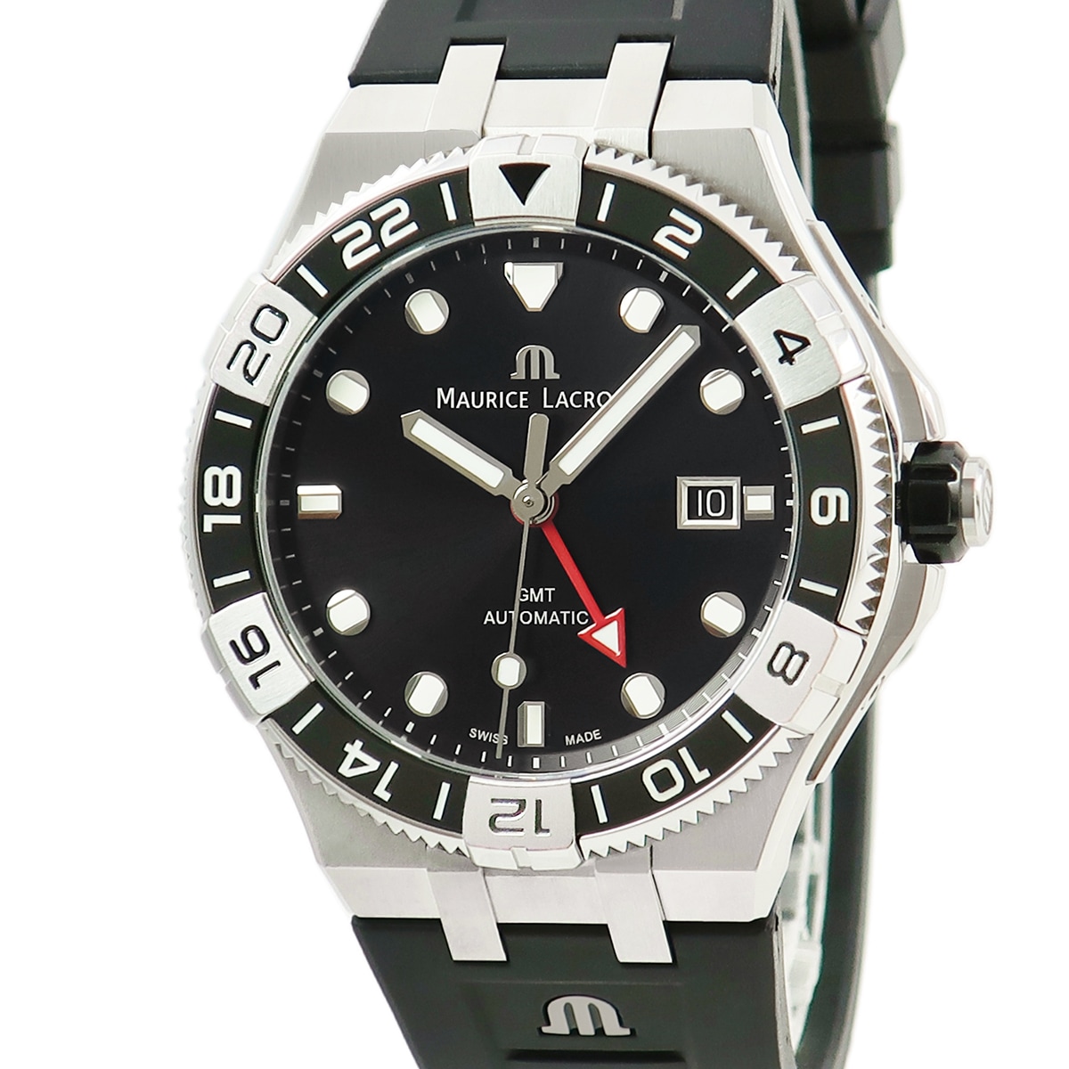 アイコン ベンチュラー GMT AI6158-SS001-330-2 自動巻き メンズ 未使用 ブラック 3タイムゾーン 3年保証その他 ブランド腕時計