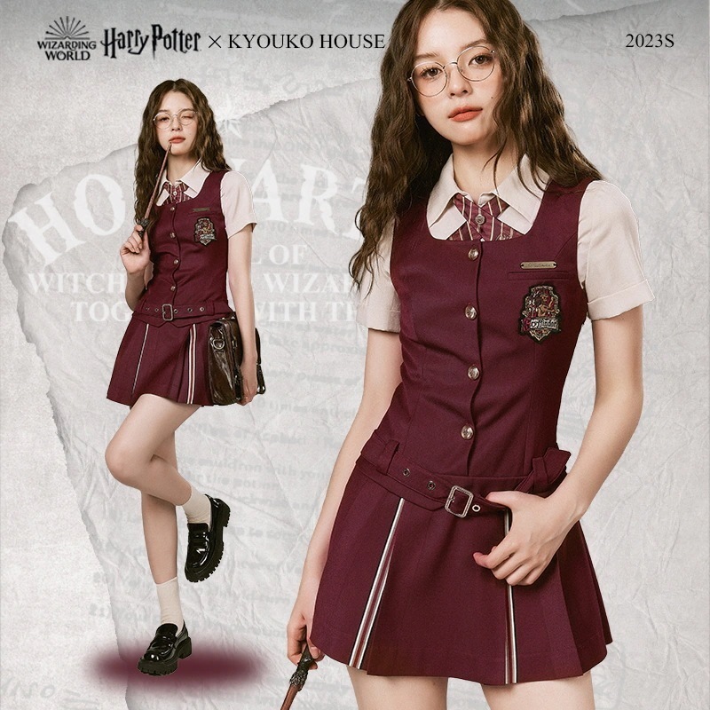[急速出荷]ハリーポッター共同ブランドドレスの補充 ウエストvネックの新しいスタイル 多用途でスリムです1145124376