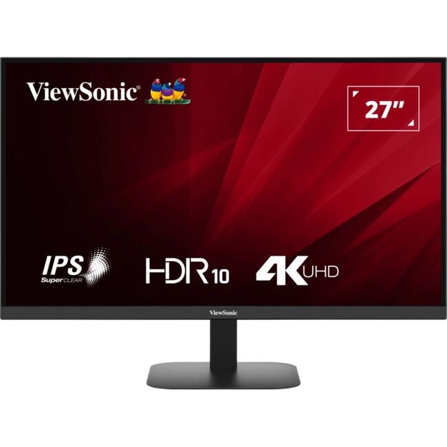 27インチ モニター IPS 4K (3840x2160) VA2708-4K-MHD 60Hz チルト VESA規格 新品 ViewSonic