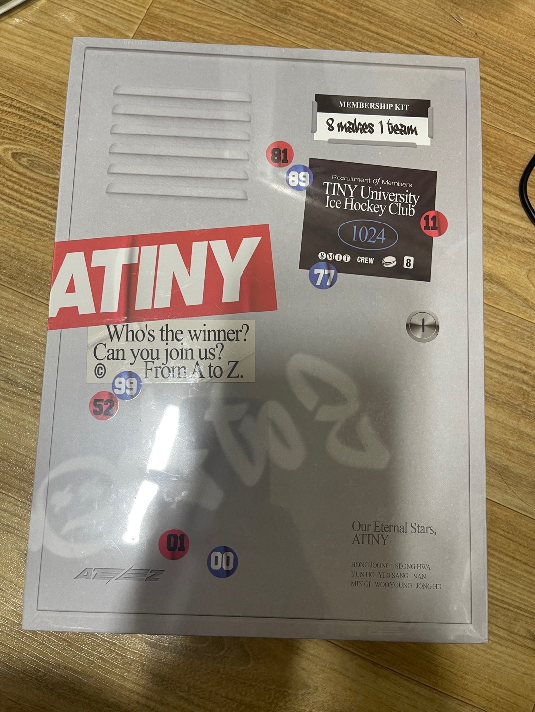 ATEEZ 2024 FANMEETING ATINYS VOYAGE : FROM A TO Z OFFICIAL MERCH ATINY 5TH MEMBERSHIP KIT