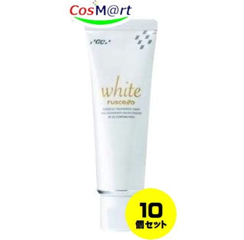 【10個セット】 GC ルシェロホワイト ペースト 100g ホワイトニング ジーシー歯磨きペースト 1本 白い歯 4548161247057-10