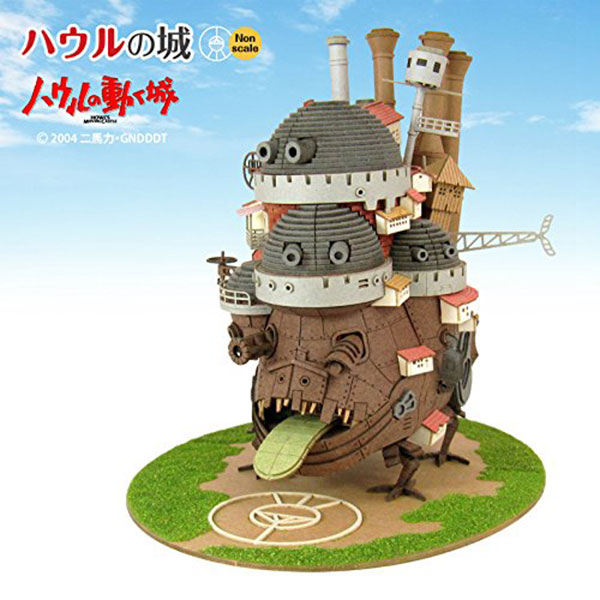 送料無料みにちゅあーとキット【ハウルの動く城】ハウルの動く城 MK07-21　ソフィー/カルシファー/ジブリ/模型/ペーパークラフト/さんけい/sankei/【60】/ギフト/プレゼント/ホワイ