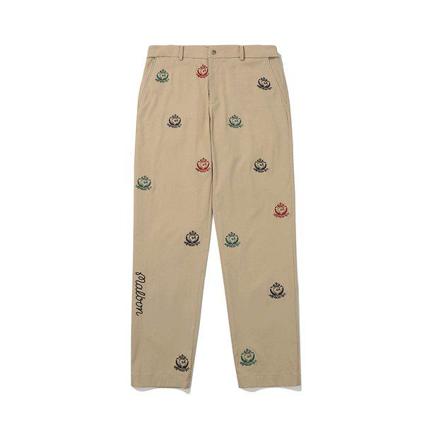 [マルボン公式] バケット刺繍チノパンツ BEIGE (MAN)