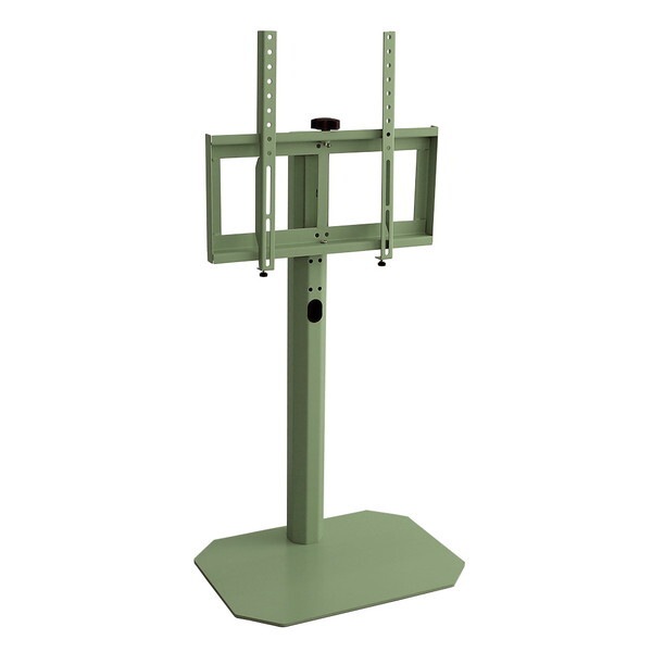 ホームテイスト 北欧インテリア 八角壁寄せテレビスタンドHOOTG-GE グリーン ロータイプ 単品 メーカー直送