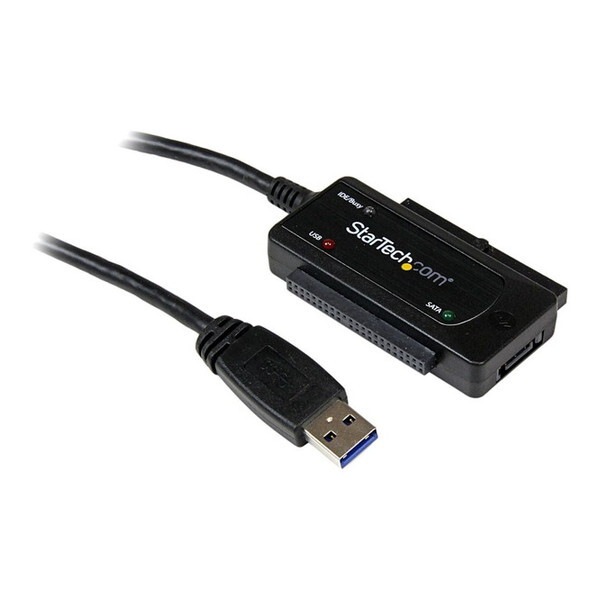 StarTech USB3SSATAIDE ブラック [USB 3.0-SATA/ IDEドライブ変換アダプタ (SuperSpeed USB-2.5/3.5インチ HDD&SSD)]