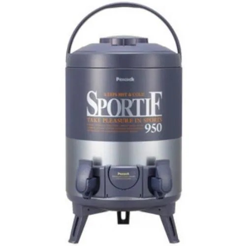 ピーコック INW-100AH ウォータージャグ ダブルコックキーパー (9.5L) ブルーグレー