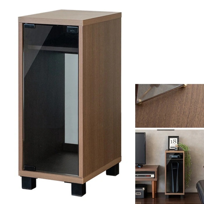 ゲーム機ラック REGABO レガボ GRK-004-BR ブラウン PS5対応