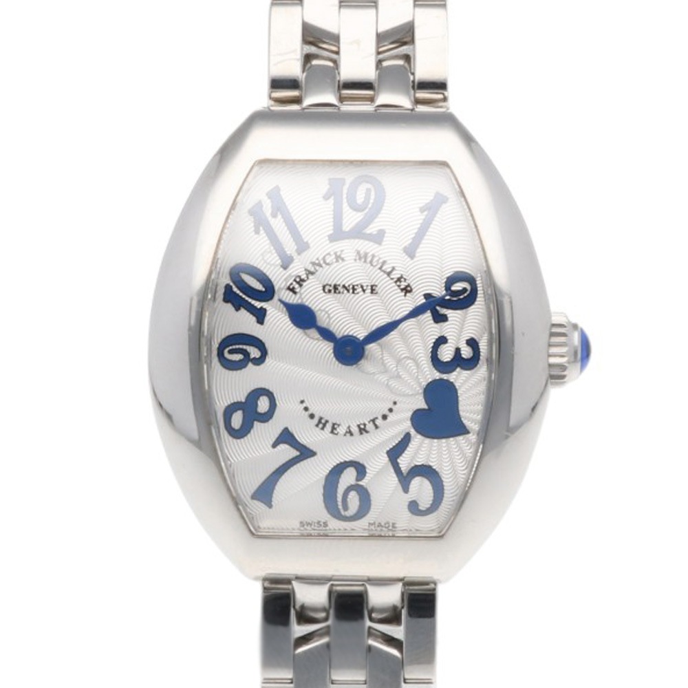 フランクミュラー ハートトゥハート 腕時計 ステンレススチール 5002SQZC4H クオーツ 1年保証 FRANCK MULLER 中古