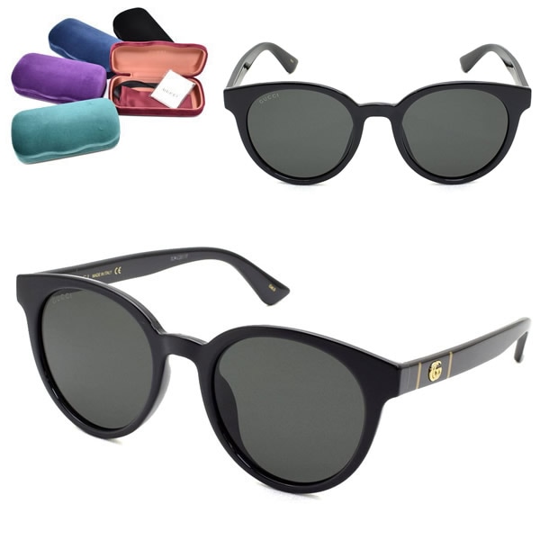 サングラス GG0638SK-002 アジアンフィット メンズ レディース ユニセックス ブラック グレー