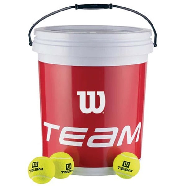 Wilson ウイルソン テニス ノンプレッシャーボール 72 球 専用バケツ入り テニス ボール硬式 WRT131200 15,375円
