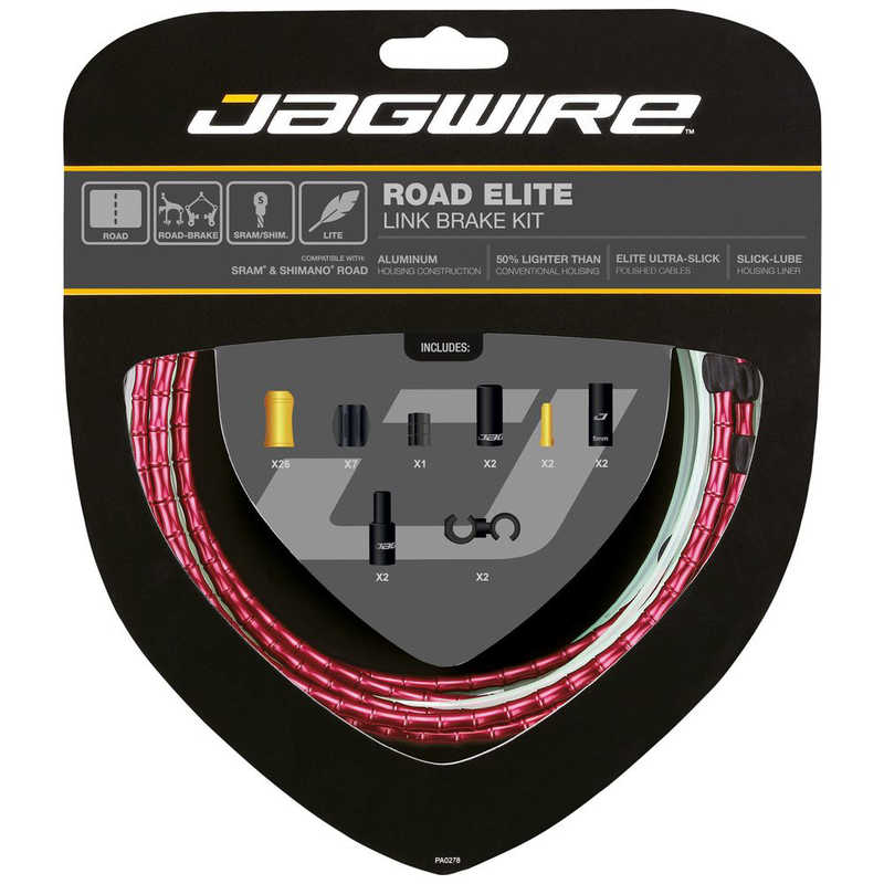 JAGWIRE　Road Elite Link Brake Kit ロード エリートリンク ブレーキキット レッド　CBB06002