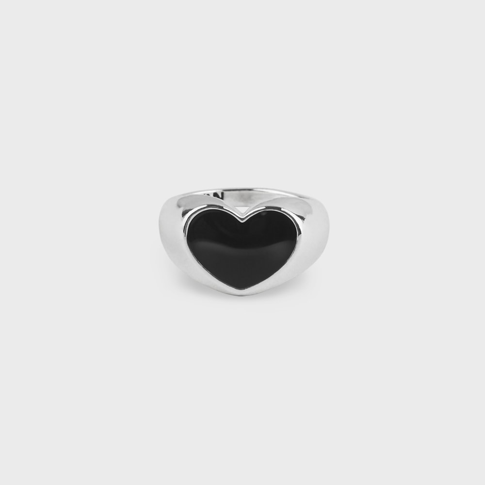 BLACK LOVE RNG SILVER925