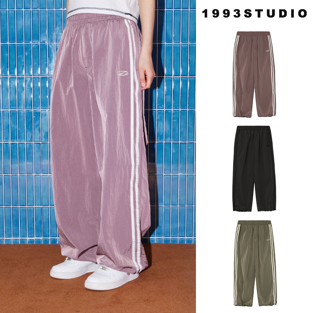 [1993studio] Symbol Logo Nylon Track Pants