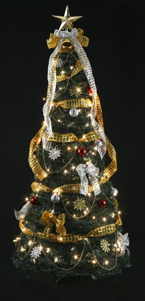 フォールディングエレガントツリー 180cm (LED付) WG-3658 友愛玩具