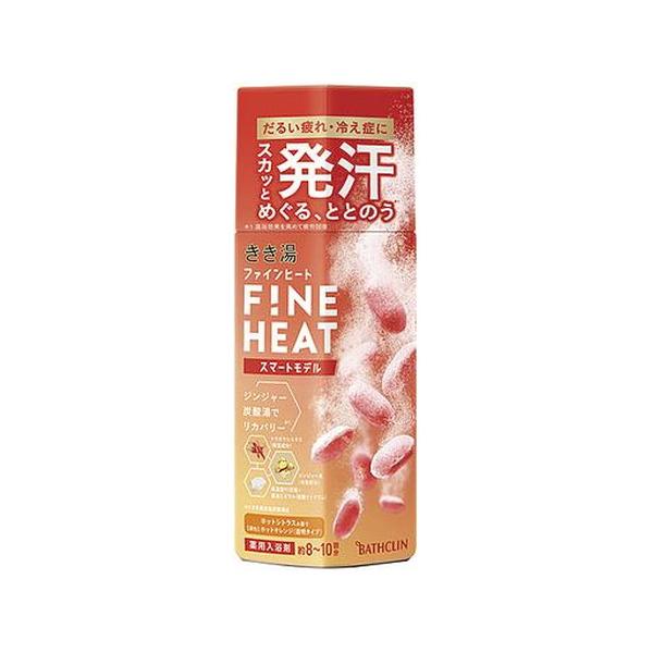 【10個セット】きき湯 ファインヒート スマートモデル ホットシトラスの香り本体(400g)[きき湯]