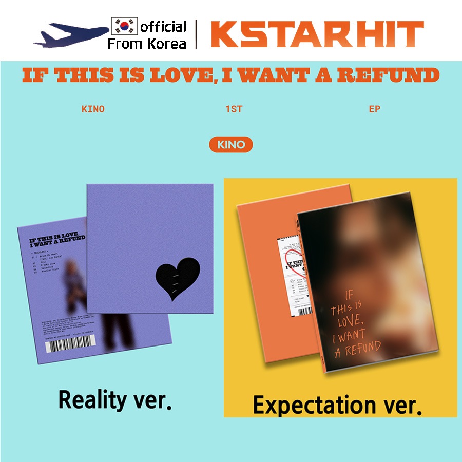 (2種セット) KINO  - If this is love, I want a refund (1st EPアルバム） 4,863円