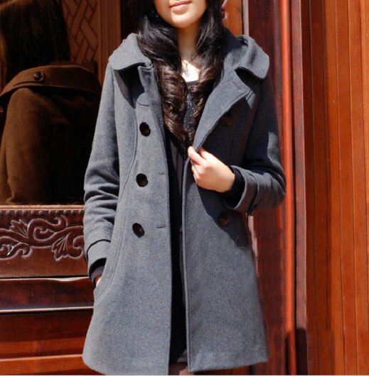 【取寄：納期2週間】Aラインコート レディース アウター コート 冬アウター Aライン ダブルブレスト Pコート きれいめ 上品 30代 40代 50代 大人 秋冬 冬新作 ウールコート 無地 ロング