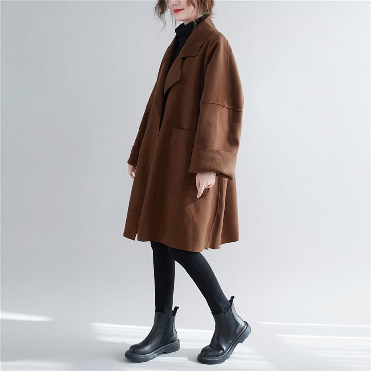 コート レディース アウター チェスター チェック コクーンシルエット Aライン ひざ丈 マニッシュ パフスリーブ 裏地 韓国風 軽い 軽量 フード付き 冬服 厚手 アウター 暖かい lout0505