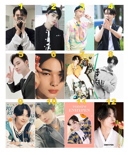 ENHYPEN ROMANCE:UNTOLD ニキ　トレカ　セット OFFICIAL ENHYPEN Romance Untold Assorted Ni-ki Photocards - Etsy
