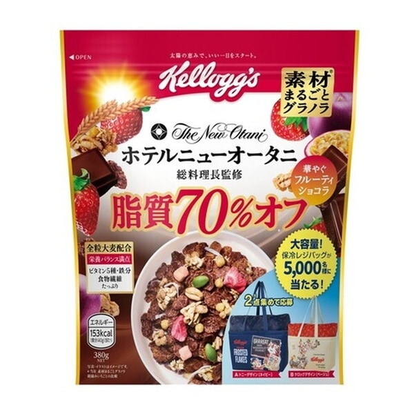 素材まるごとグラノラ 脂質70%オフ 華やぐフルーティショコラ 380g×12 メーカー直送