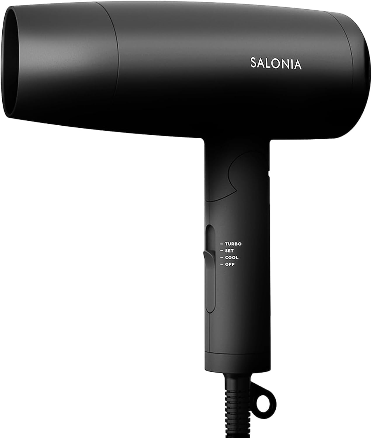 SALONIA サロニア スピーディーイオン ドライヤー 大風量 速乾 軽量 マイナスイオン ヘアドライヤー SL-013AB ブラック【Amazon.co.jp限定】