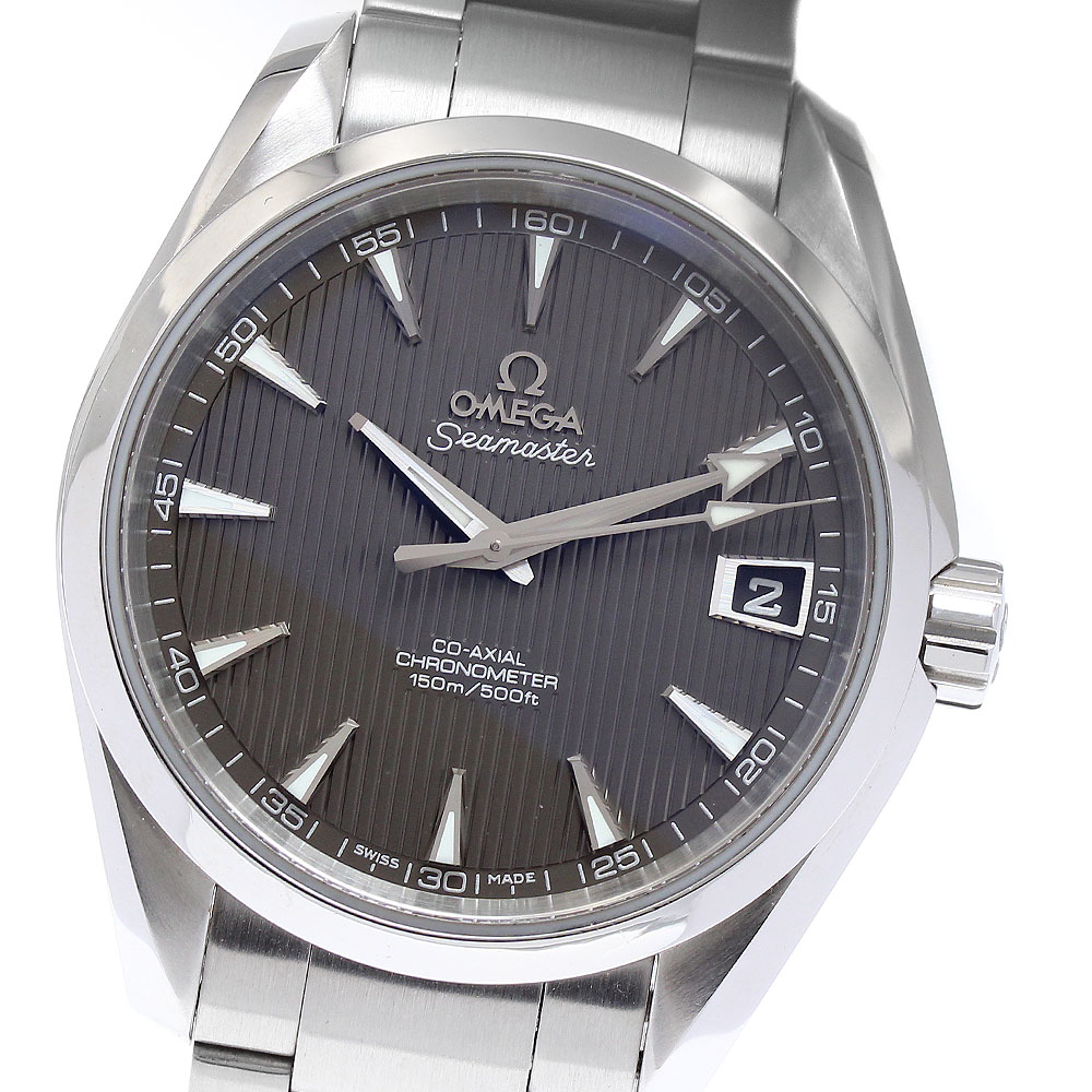 オメガ OMEGA 231.10.39.21.06.001 シーマスター アクアテラ デイト コーアクシャル 自動巻き メンズ 良品 _890157【中古】