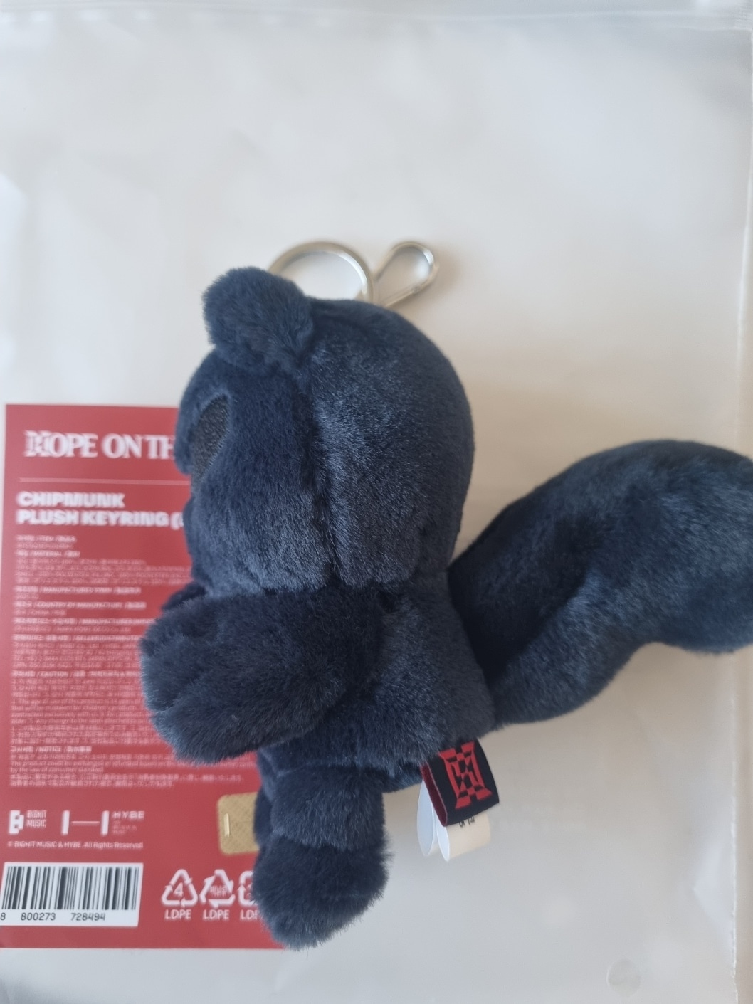 J-hope ホビ CHIPMUNK PLUSH KEYRING 公式品 HOPE ON THE STAGE Chipmunk Plush Keyring - A-KPOP