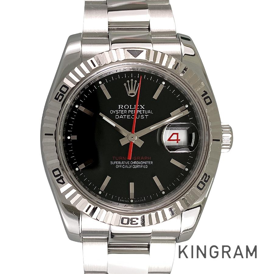 デイトジャスト ターノグラフ 116264 メンズ 腕時計 ss【中古】