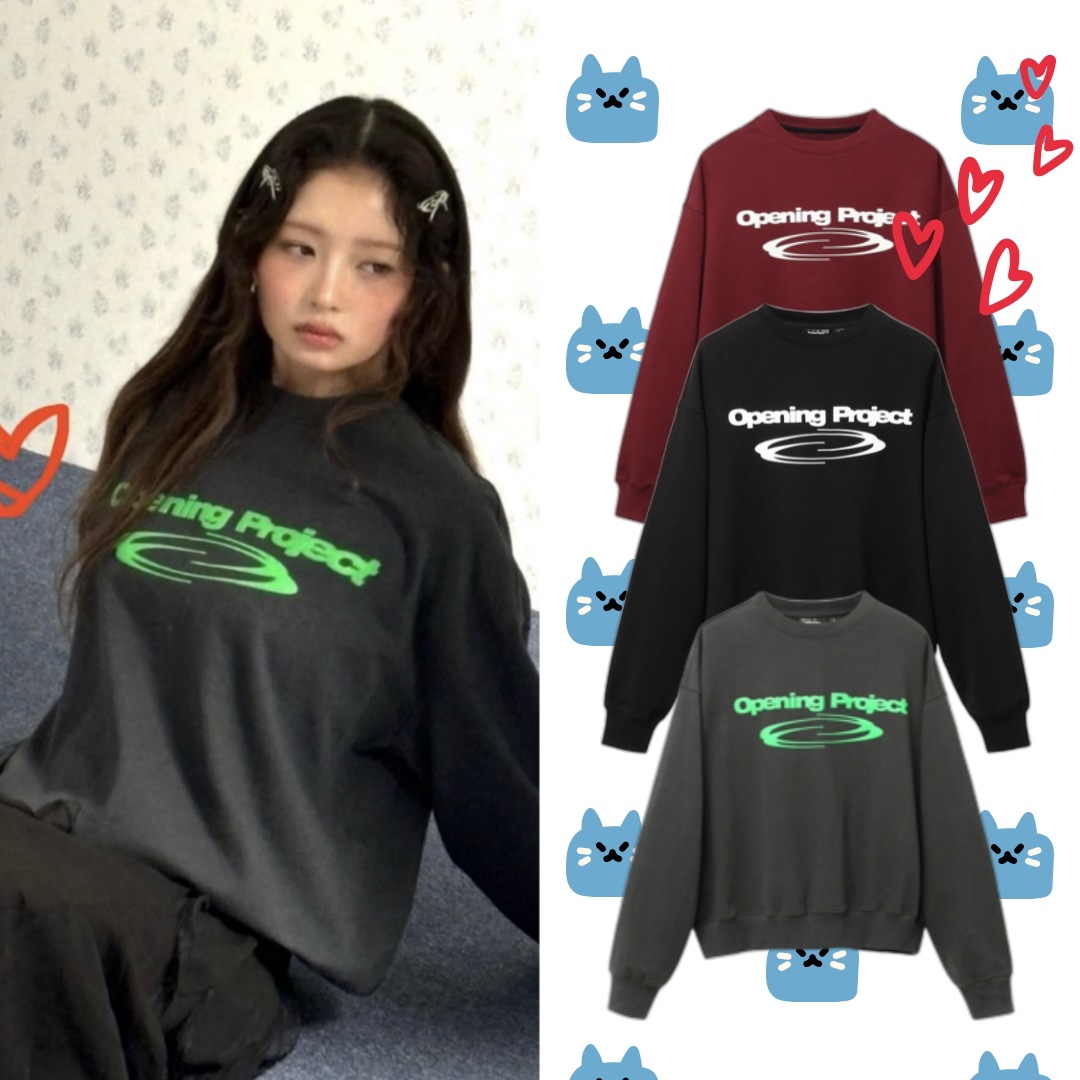 [IVEレイ着用] Identity Sweatshirt 3Color