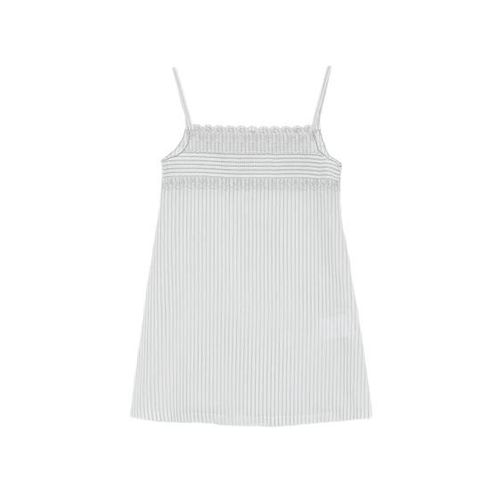LOW CLASSIC Women Dresses LW265DR05 STRIP WHITE BLUE