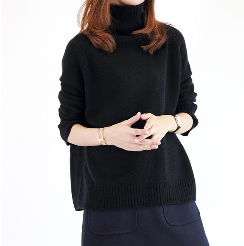 レディース セーター 長袖 タートルネック ストレート 大人可愛い きれいめ シンプル カジュアル 上品 こなれ感 ラフ モード系 エレガント モダン 存在感 都会的 ナチュラル 無地 冬 誕生日
