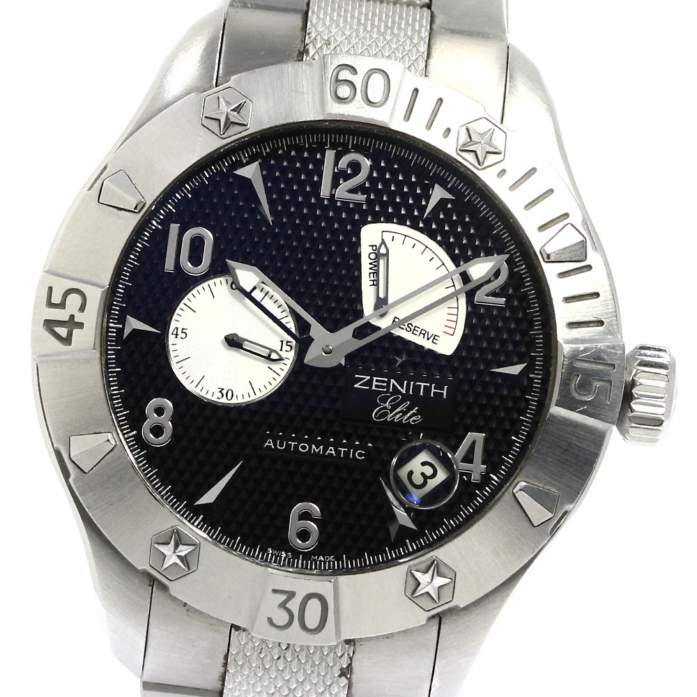 ゼニス ZENITH 03.0516.685 デファイ クラシック パワーリザーブ エリート 自動巻き メンズ _773220【中古】