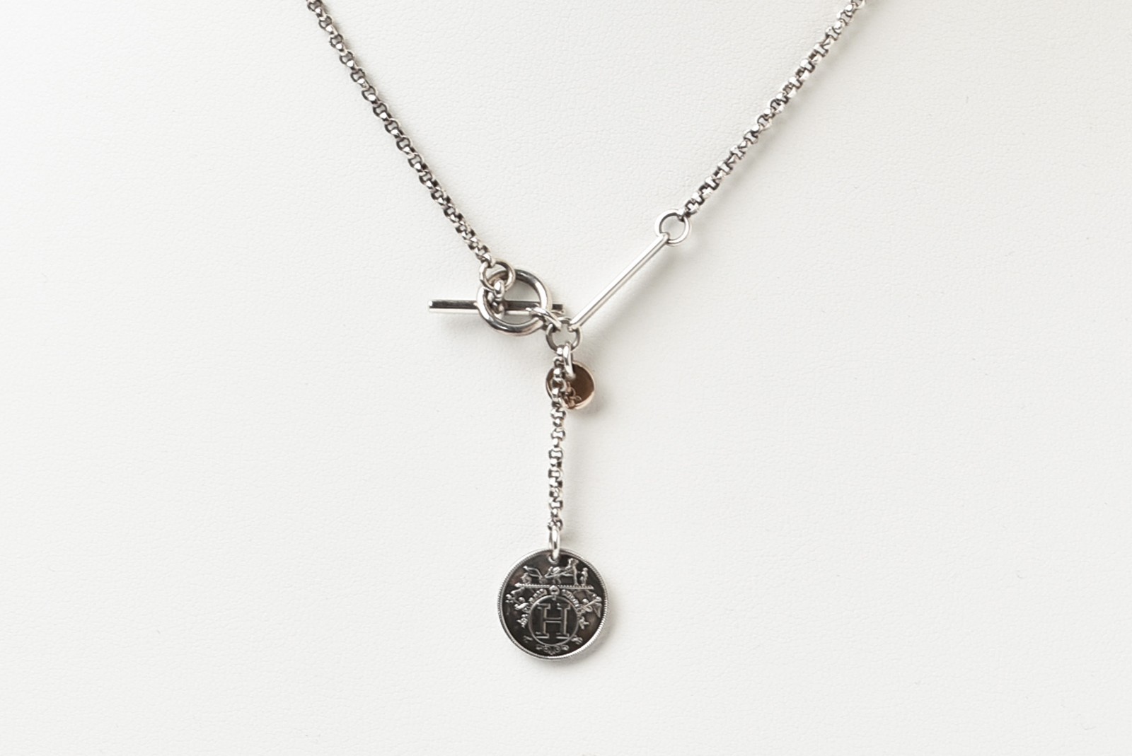 ペンダント/ネックレス エクスリブリスPM シルバー925 K18PG/Ag925【中古】