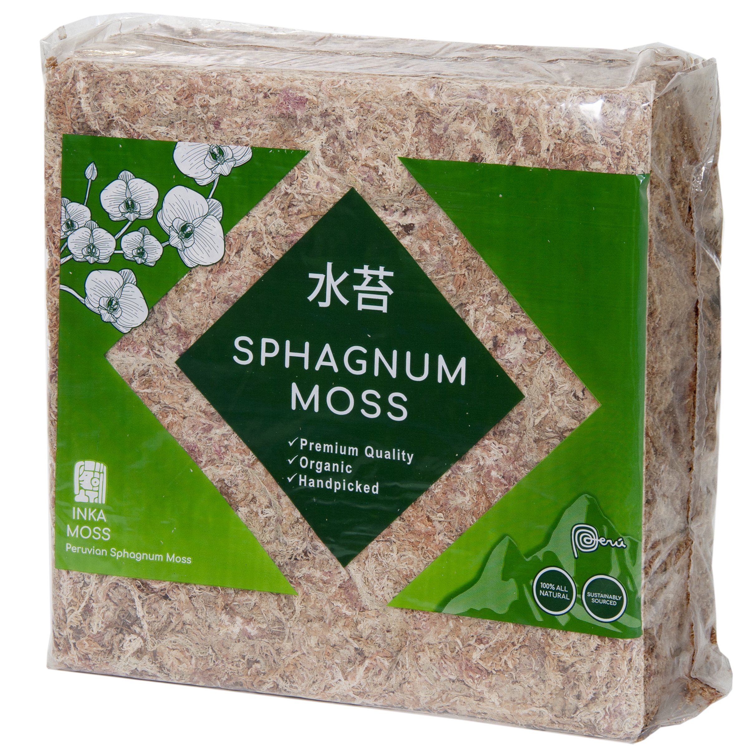 水苔　ペルー産　ＡＡ　８０Ｌ　圧縮タイプ　ＣＲＣ90―15―05―00―00