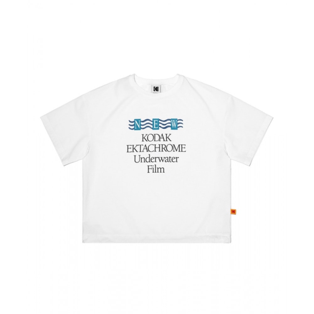 コダックサマーウォーターメッシュ半袖Tシャツ女性用ホワイト