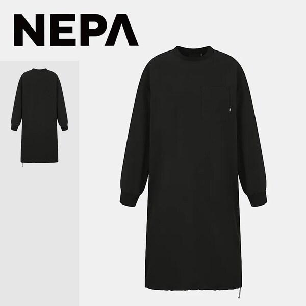 [釜山店] 女性ウーブン長袖ワンピース 7J65371